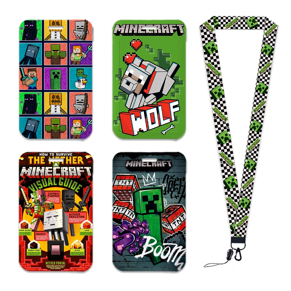 

Hot Selling Cartoon Games Name Badge Holder Lanyard Card Holder Holder Student Credential For Pass Card Credit Card Straps Gift