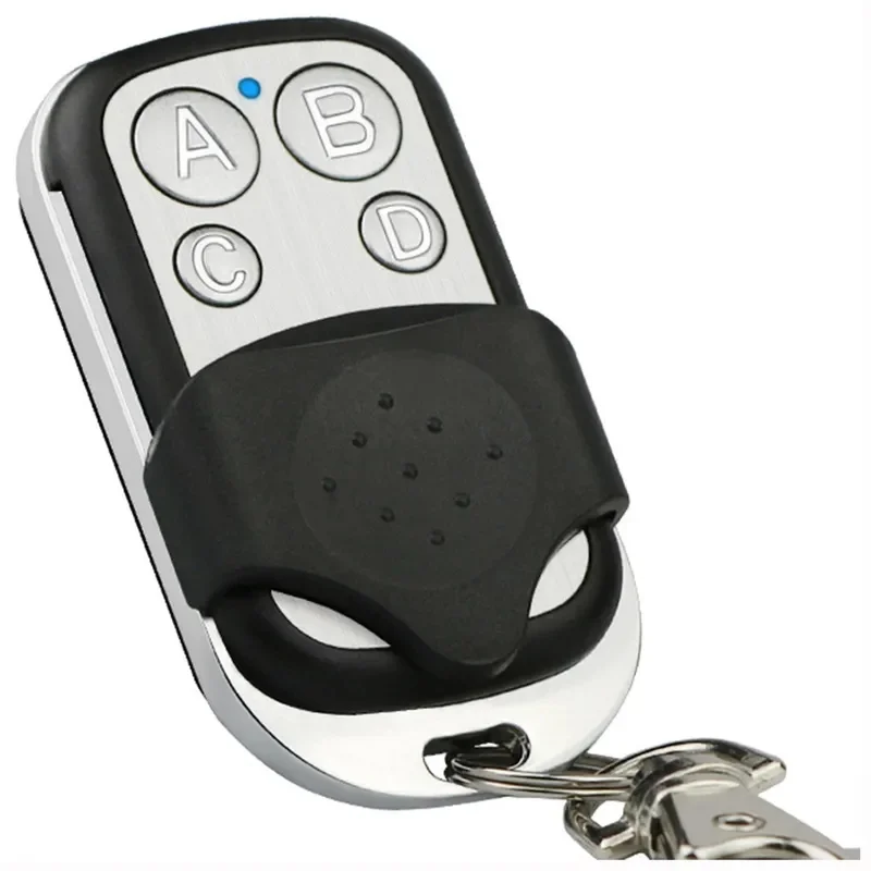1-8pcs Universal 4-Button Garage Door Remote Control 433MHz Clone Fixed Learning Rolling Code Duplicator Garage Remote Control