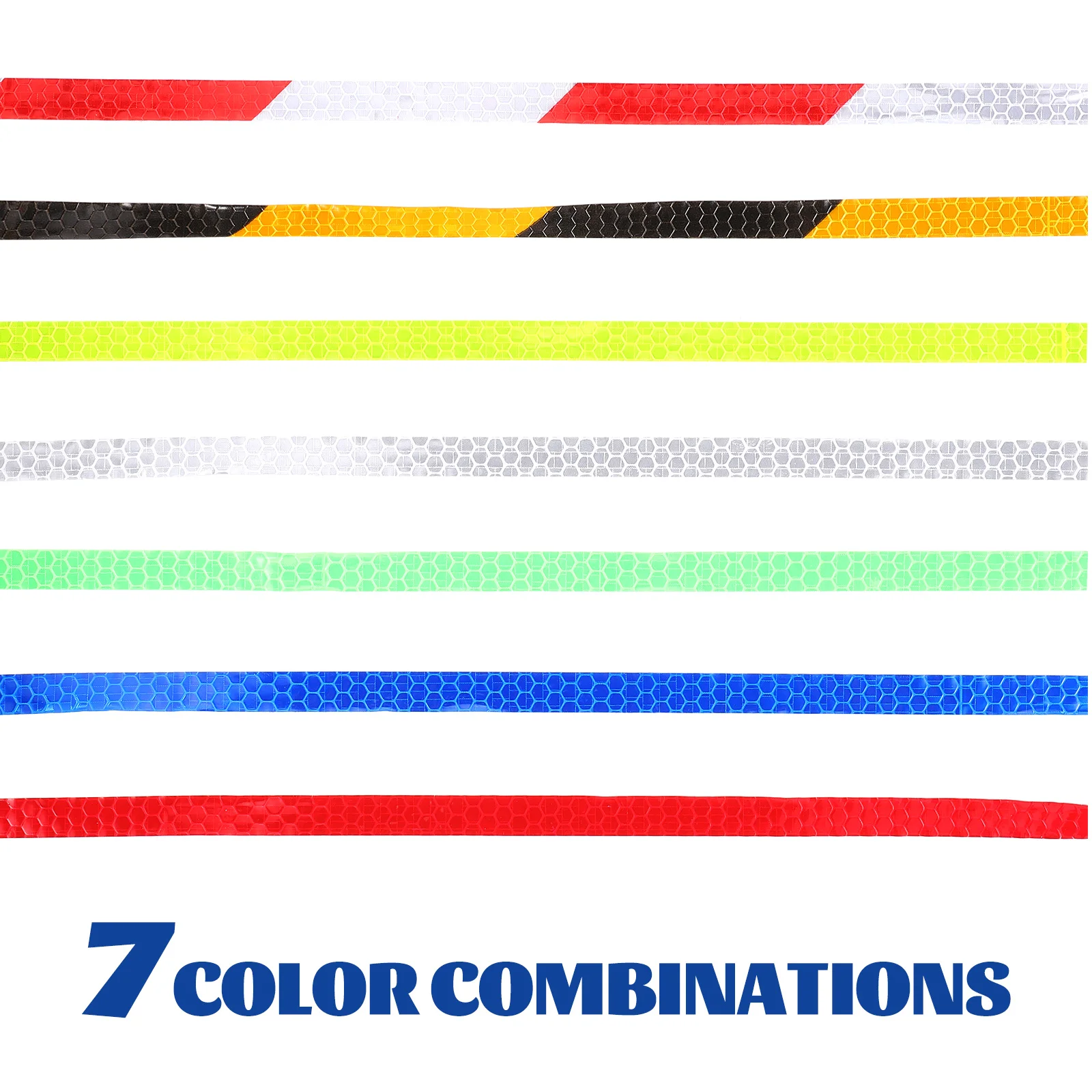 

Reflective Stickers Decorative Tape for Bikes Motorcycles Warning Glow Visual Effect Fade Resistant Installation