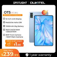 Oukitel OT5 12-Inch 2K Display 11000mAh Battery Android 13 Tablet With Stylus (36+256GB)16MP Camera MTK Helio G99 Tablet Pad