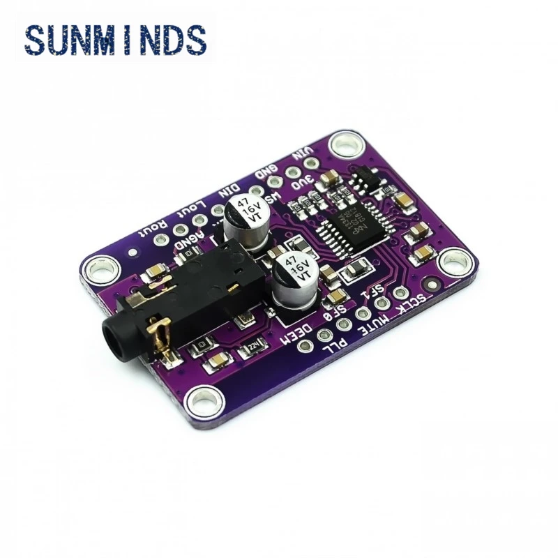 1pcs UDA1334A DAC Module CJMCU-1334 UDA1334A I2S DAC Audio Stereo Decoder Module Board For Arduino 3.3V - 5V
