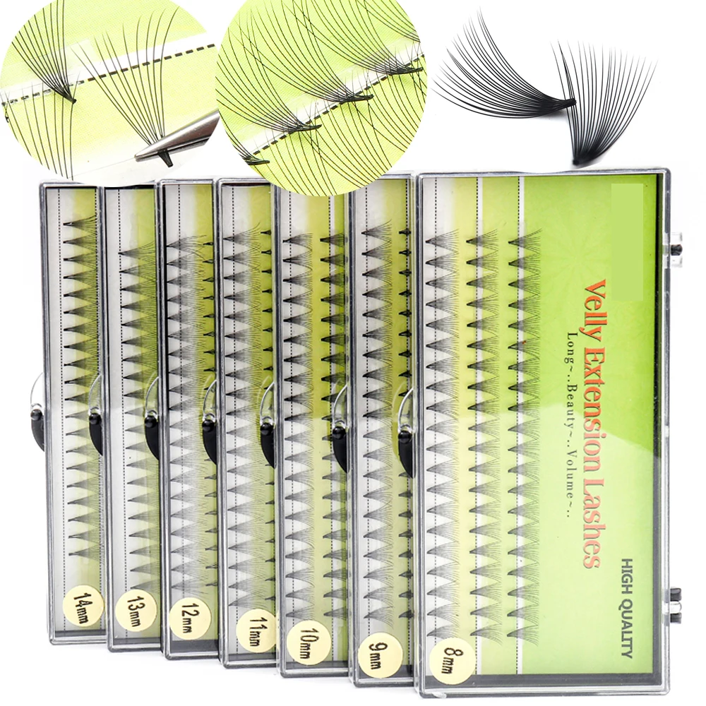 10D 20D Premade Volume Fan False Eyelashes C Curl Knotted/Knot Free Individual Eyelashes Extension Natural Long Semi-permanent