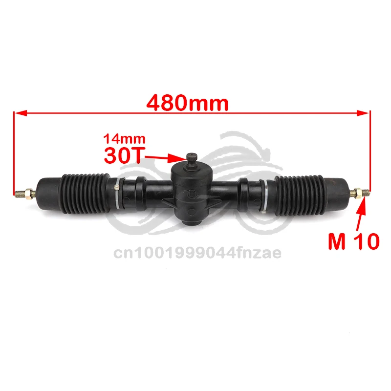 

480mm Power Steering Gear Rack Pinion Assy Fit For DIY China 110cc-250cc Go Kart Buggy Karting ATV UTV Bike Parts