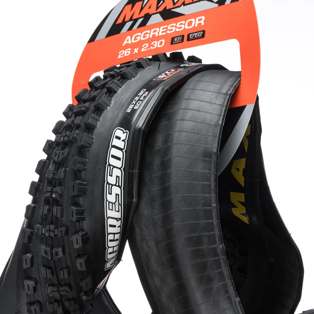 AGGRESSOR TUBELESS MAXXIS MOUNTAIN BICYCLE TIRE OF MTB BIKE TYRE REAR WHEEL TIRE