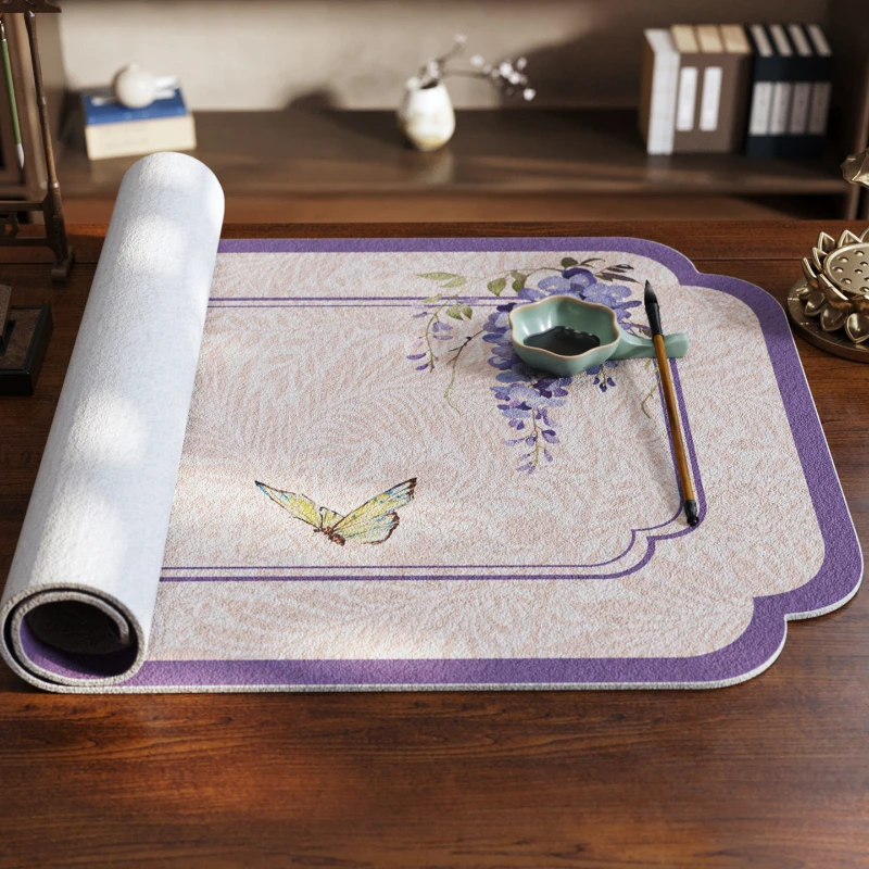 New Chinese Style Felt Calligraphy Mat Desk Pad for Students Writing Painting Practice Art Supply DIY Sewing Writing Accessory view 5