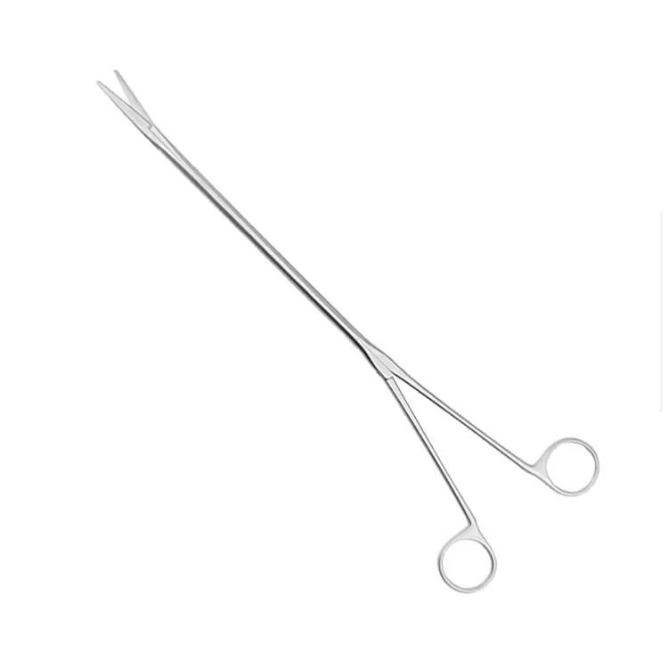 Reusable stainless steel thoracic atrial curved heart scissors thoracoscopic instruments for heart