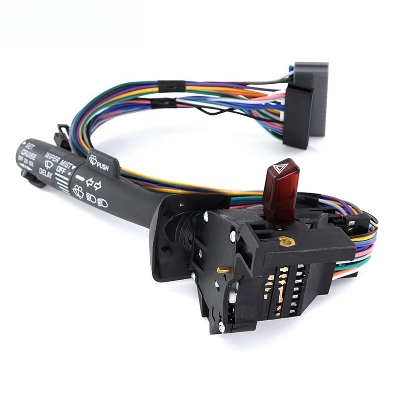 26100985 Universal Car Turn Signal Switch Durable Auto Signal Light Adjustment Control Button Replacement Accessories