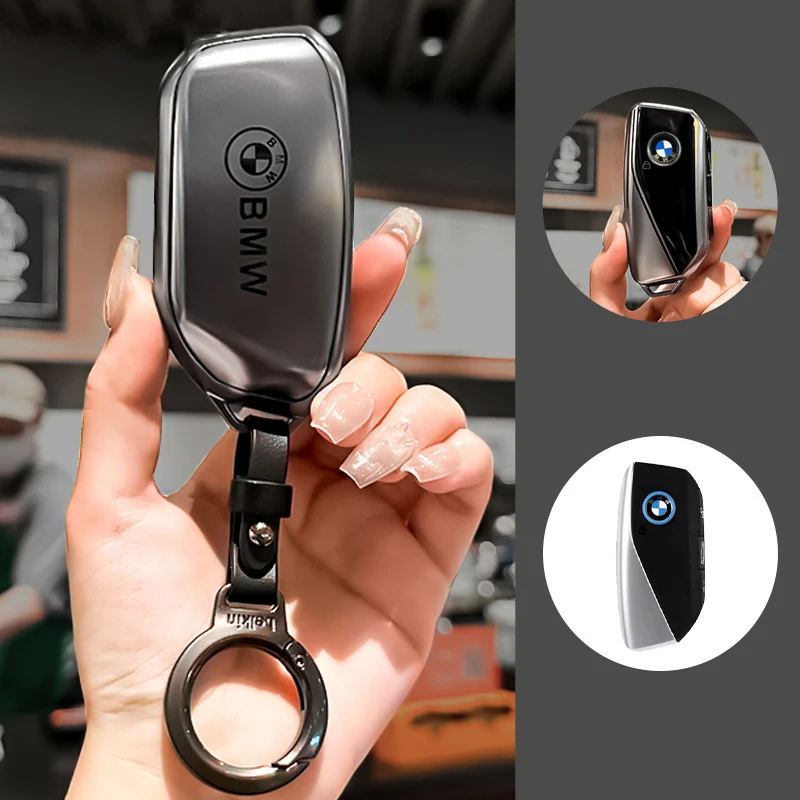 

TPU Car Remote Key Case Cover Protector for BMW X1 U11 X7 X5 G05 LCI I7 IX XM Series 7 740Li U06 G81 M3 2023 2024 Accessories