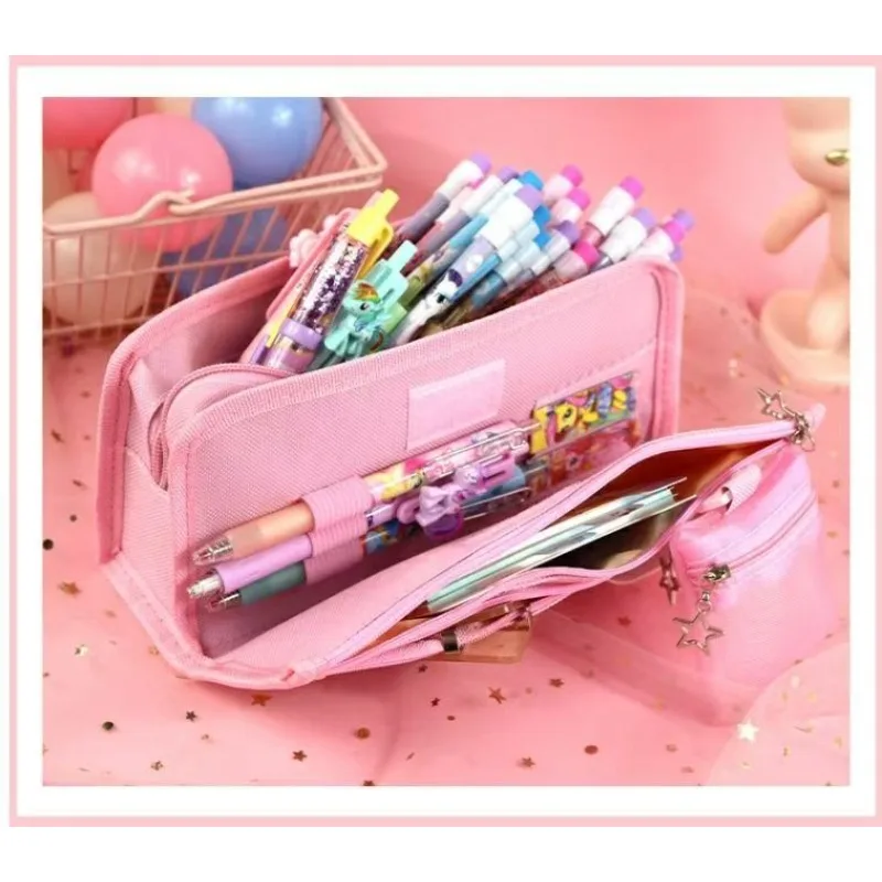 My Little Pony Federmäppchen mit großem Fassungsvermögen für Mädchen, niedliche Schreibwarenbox