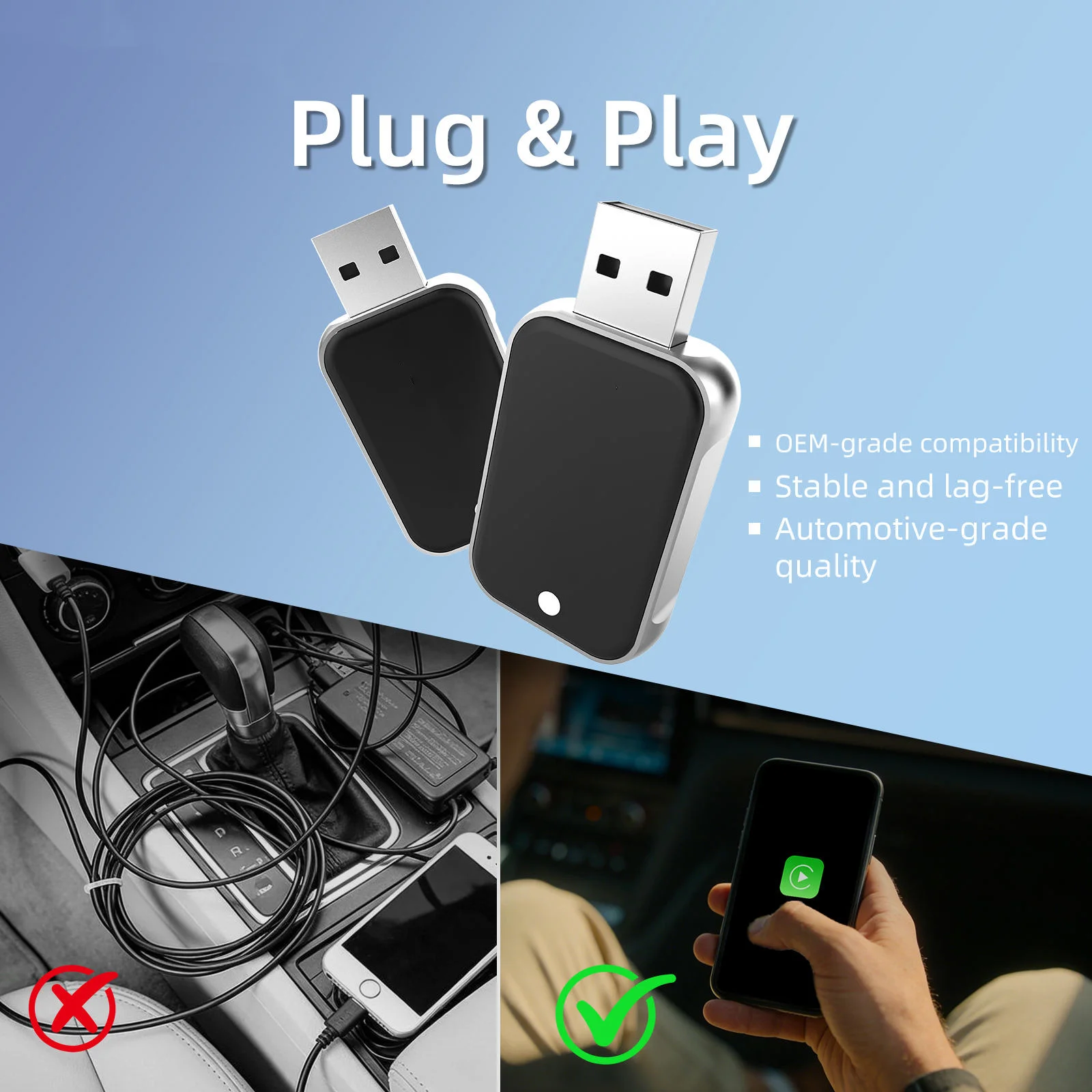 HGB0E 2-in-1 Car Smart Box Wir - Wifi Smart Plug recension och pris