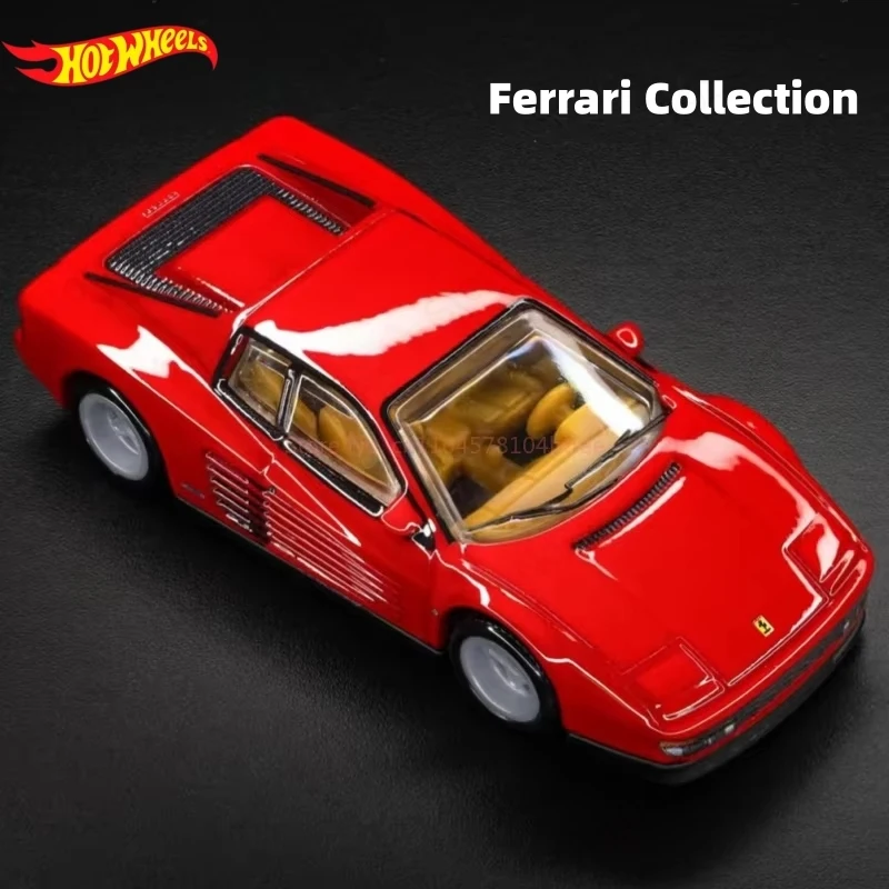 Genuine Hot Wheels Ferrari Collection F40 365GTB4 SF90 Diecast Car Fine Paint Premium Decoration Collectible Toy Festival Gift