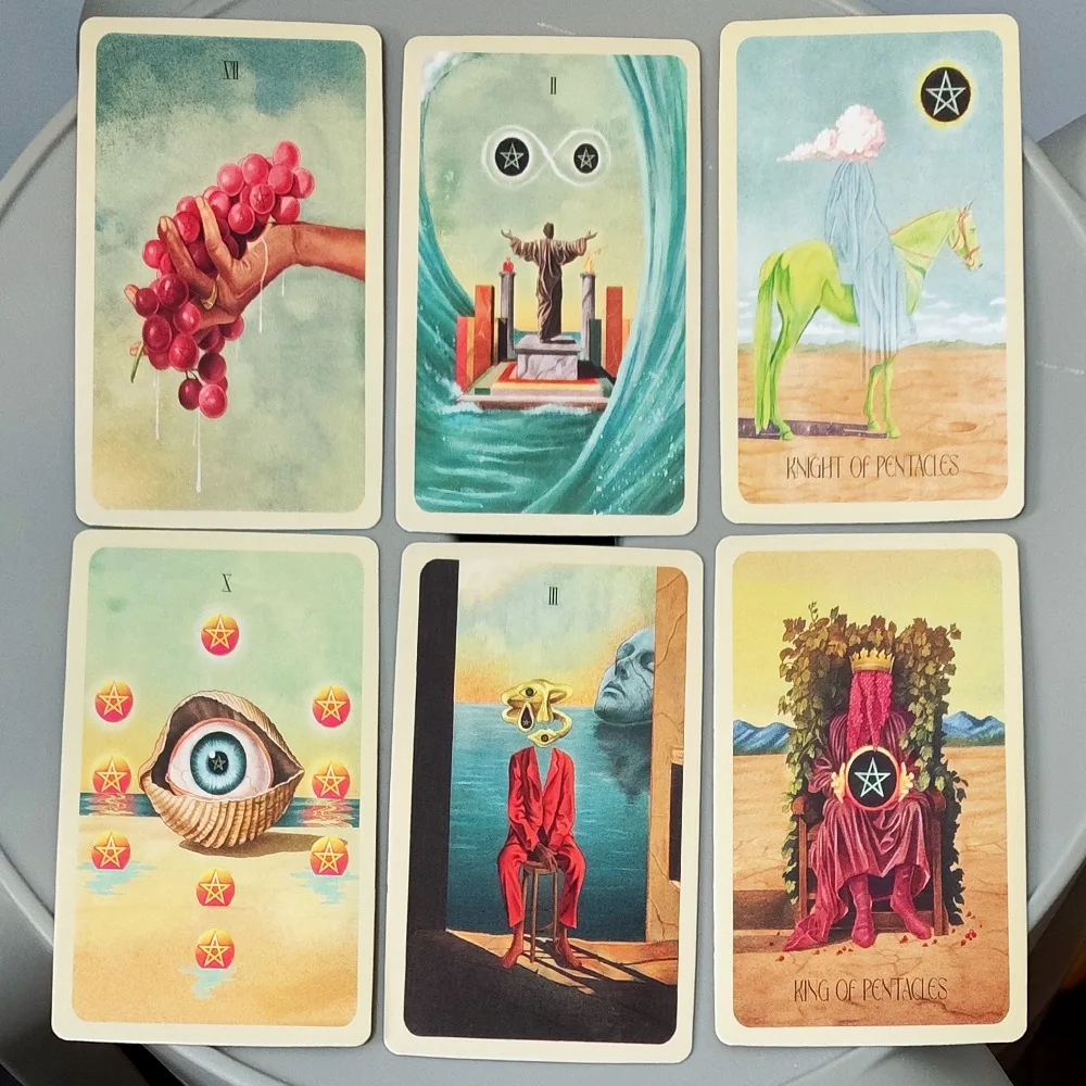 The Infinite Door Tarot Deck – 78 Mystical Tarot Cards with Dreamy Watercolor Artwork, 10.3*6cm Intuitive Guidance Cards