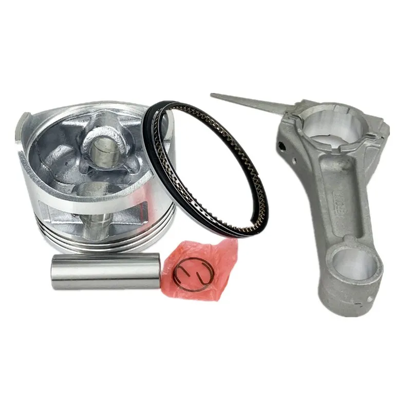 Picture 6: 168-1 (5.5HP) / 168-2 (6.5HP): Piston (with rings) and connecting rod