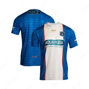 Carlisle Jersey Rumah 2024/25 Kaus Sepak Bola Cepat Kering Luar Ruangan Pria Terbaru Kaus Olahraga Longgar Kasual Klasik Musim Panas Tee 8 lensa sepak bola penjualan terbaik maillot - №