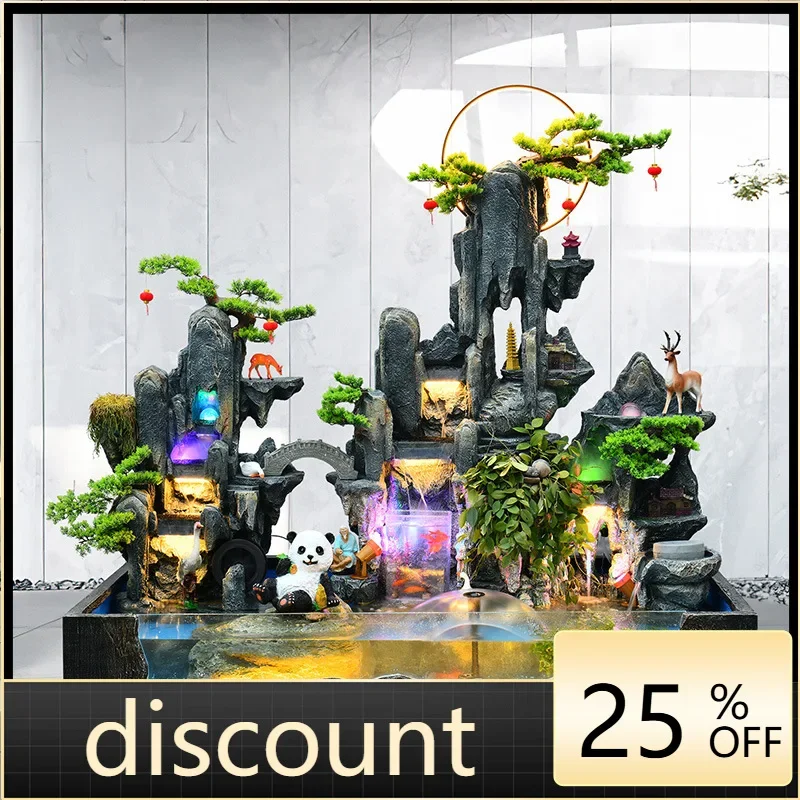 

LMM large rockery flowing water floor fountain indoor entrance living room lucky courtyard TV cabinet