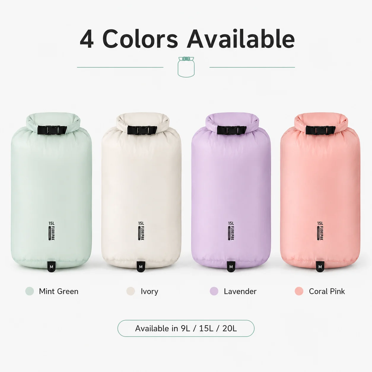 Driedelige set 100% 15D nylon  - Dry Bag Roll Top recensie en prijs