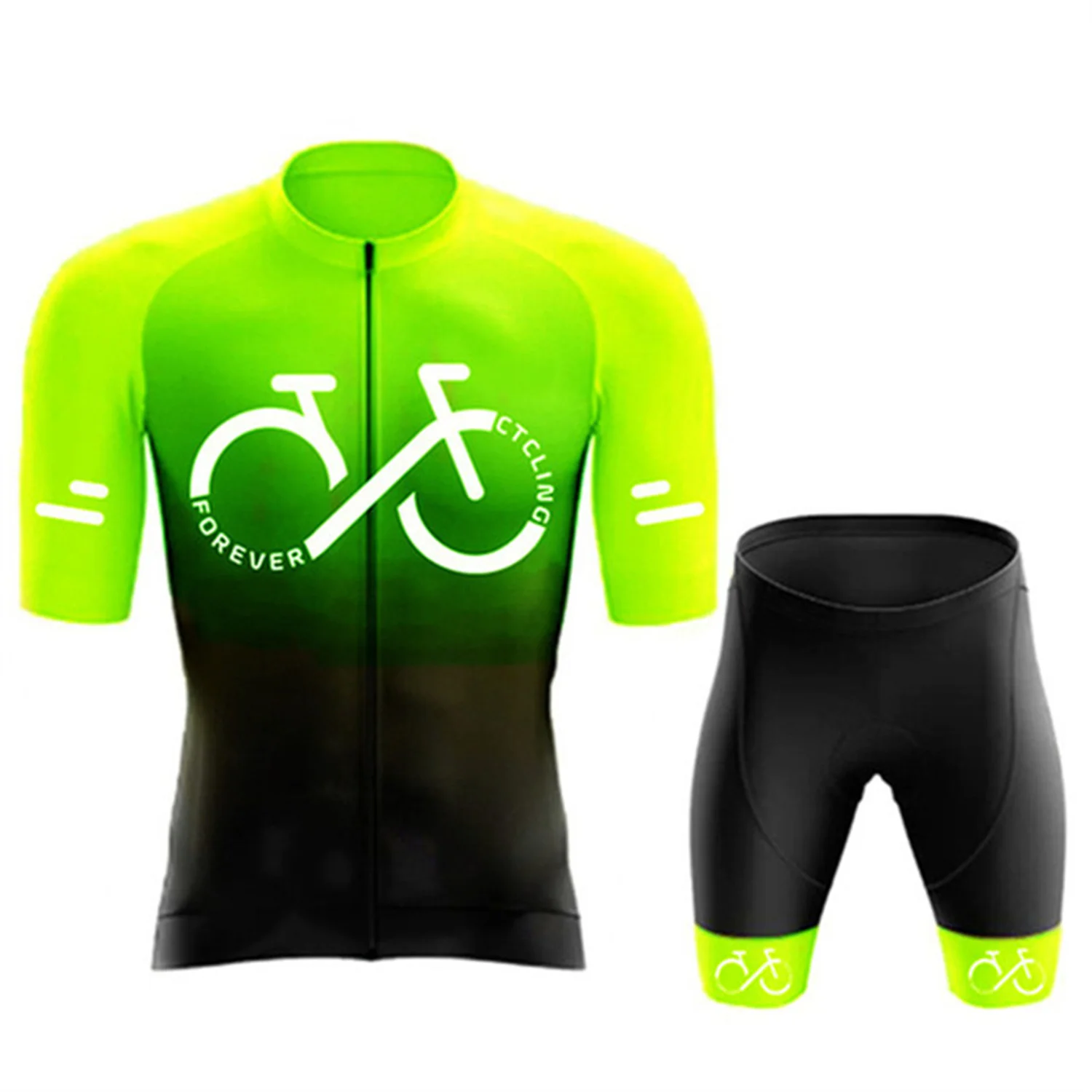 Bike Cycling Jersey fox teleyi Set Men Summer Short Sleeve Mountain Uniform Ropa Ciclismo Cycling Maillot Cycling Clothing Suit