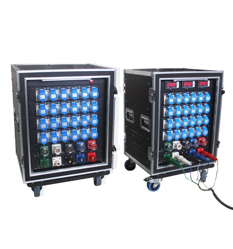 Audio Stage Power Distribution Equipment With 400A Camlock Main Input And Output 16A Connectors