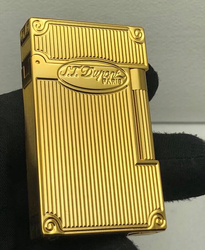 S.T. Dupont L2 Vintage Silver, Golden Line 2 Arabesque Roller Lighter Collection