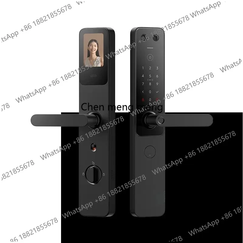 

Умный дверной замок E30 с большим экраном, функцией «кошачий глаз», распознаванием отпечатков пальцев, вводом пароля и управлением через приложение