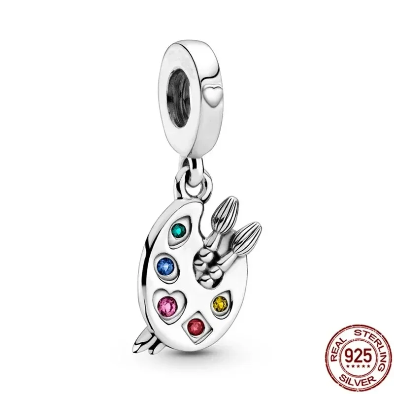 Abalorios de plata de ley 925 para pulsera Pandora, abalorios originales de árbol familiar, Animal, madre, alas, corazón, regalo de joyería para mujer