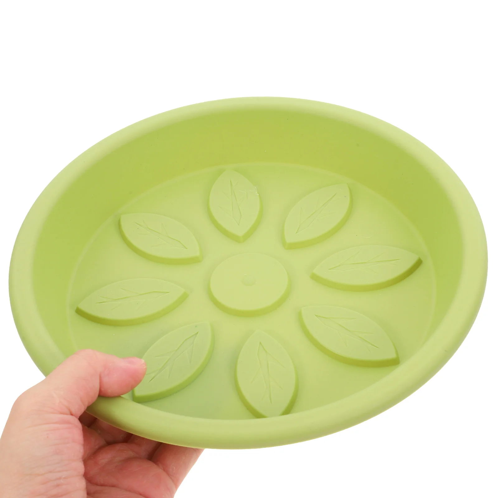 

10 Pcs Flower Pot Tray Drip Trays Drain Drainage for Indoor Plants Saucers Light Green Bottom Water Base