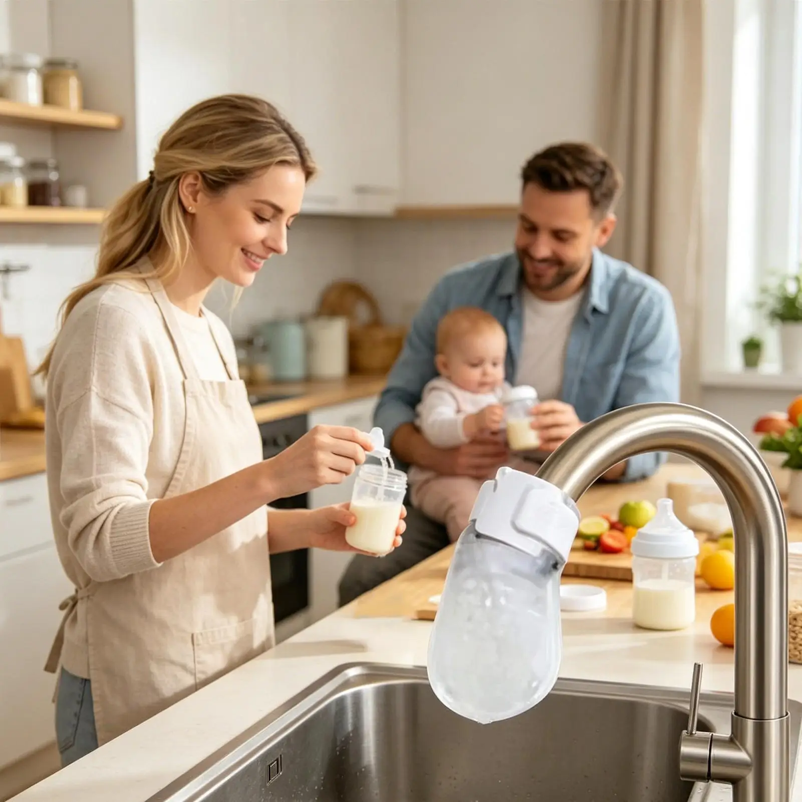 Disposable Faucet Water Filter Cotton Bag Thickened Faucet sediment filter for kitchen shower faucets and bathroom sinks - view 4