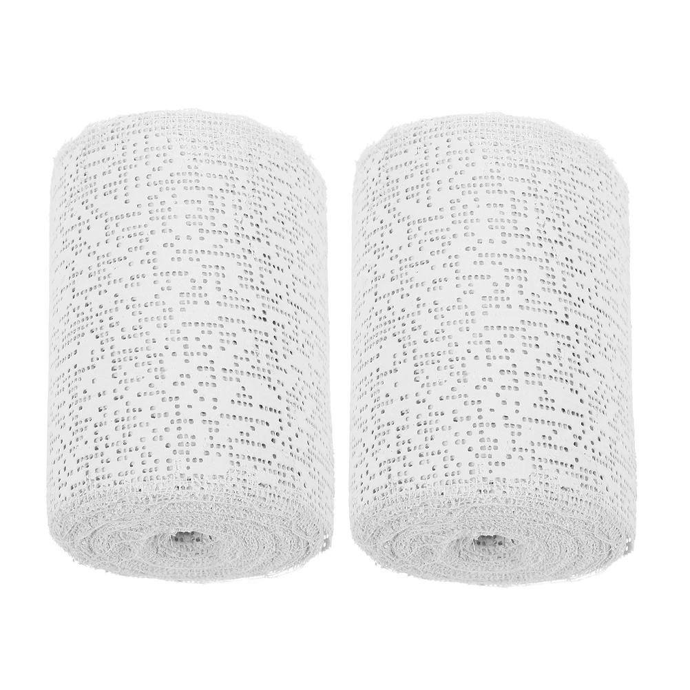 

Shaping Cloth 2 Rolls Gypsum Body Mold Material Belly Casting Kit Mask Making Strips Hobby Supplies Scenery Construction Plaster