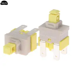 1pcs Import Taiwan E-Switch PA512C Self-locking Switch 4pin Dishwasher Vacuum Cleaner Power Button Switch 16A 250V
