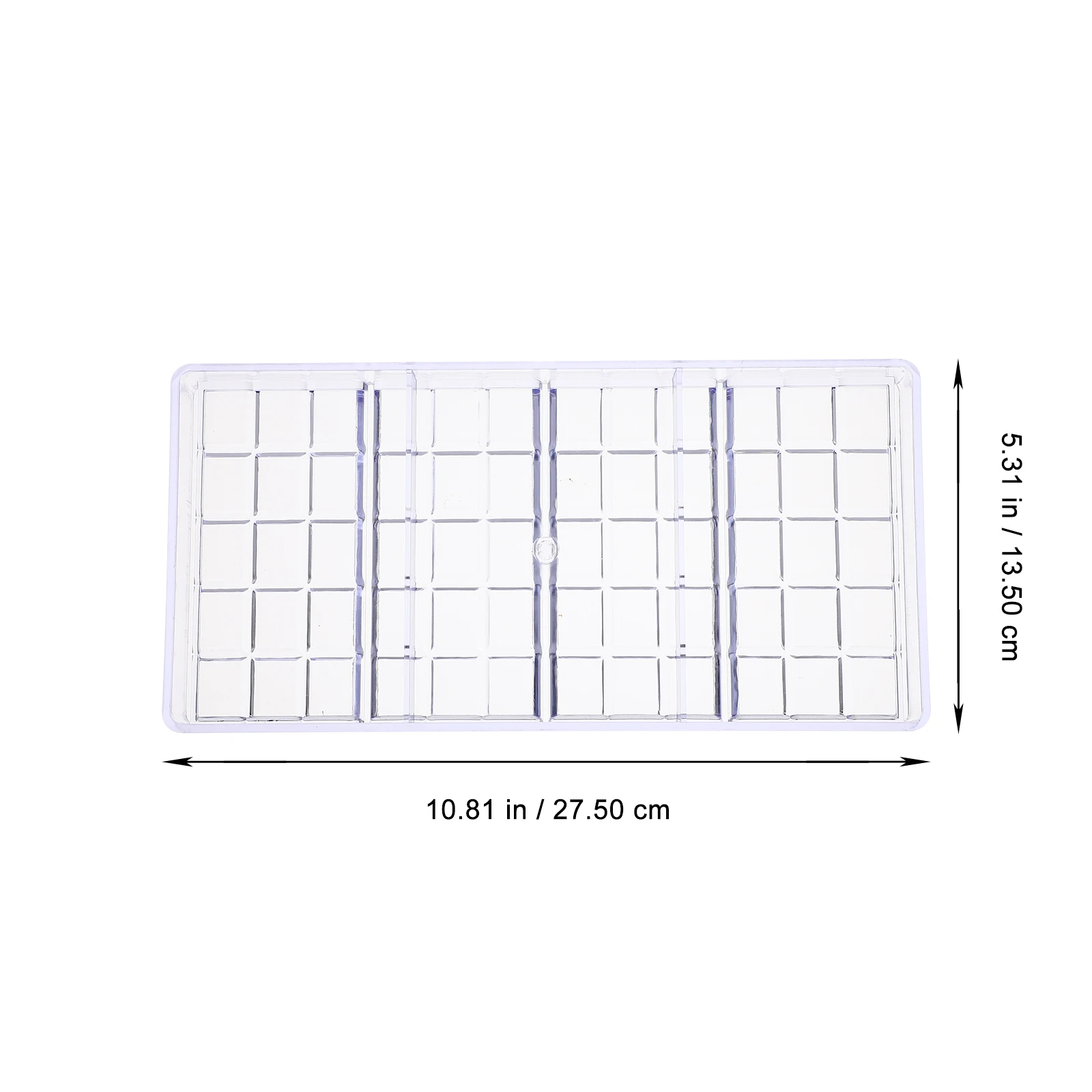 

Multi-Grid Clear Plastic Chocolate Candy Maker Baking Tool For Diy Home Bakery Easy To Use Transparent Mold Chocolate