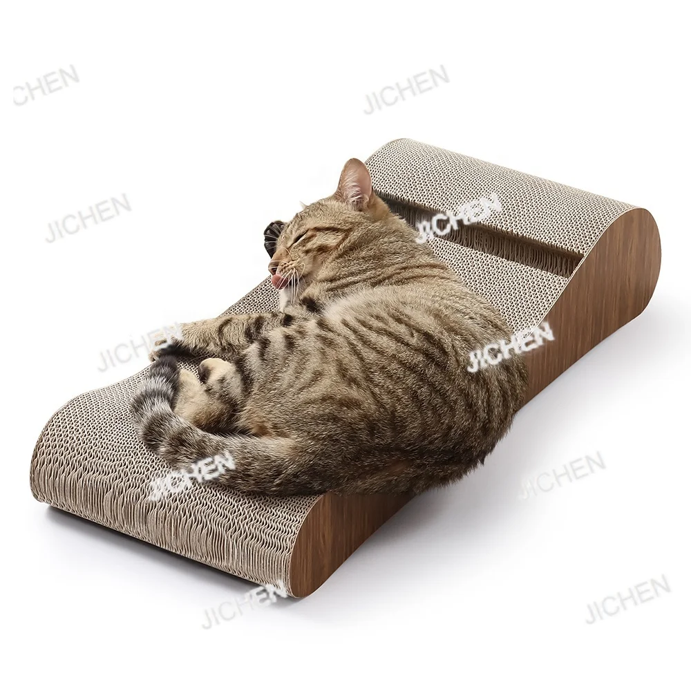 

JC wholesale large size high quality cardboard pad interactive cat scraper
