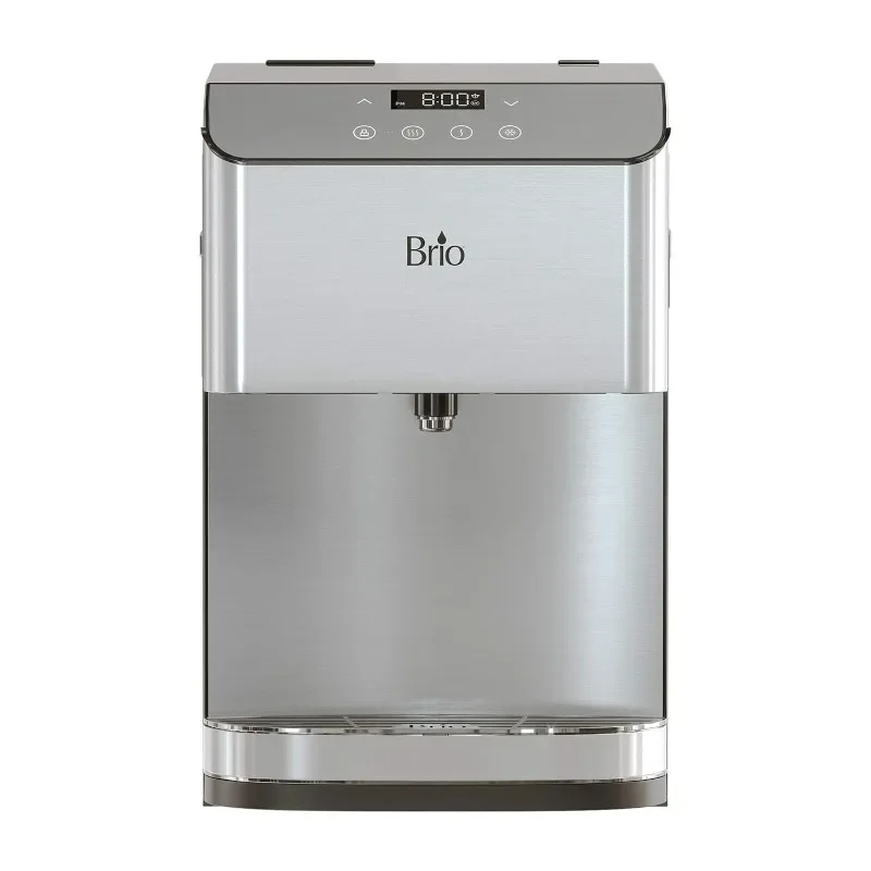 

Moderna Self-Cleaning Bottleless Countertop Water Cooler Dispenser -Stage Water Filter Installation Dispense,