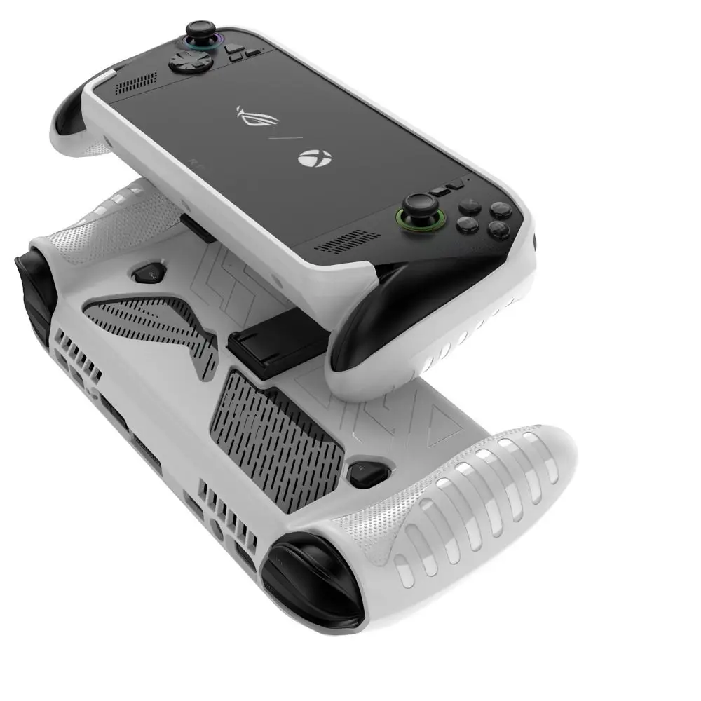 TPU Handheld Game Console Case Shockproof Anti Slip Protective Cover with Kickstand Ergonomic for ROG Xbox Ally/ROG Xbox Ally X