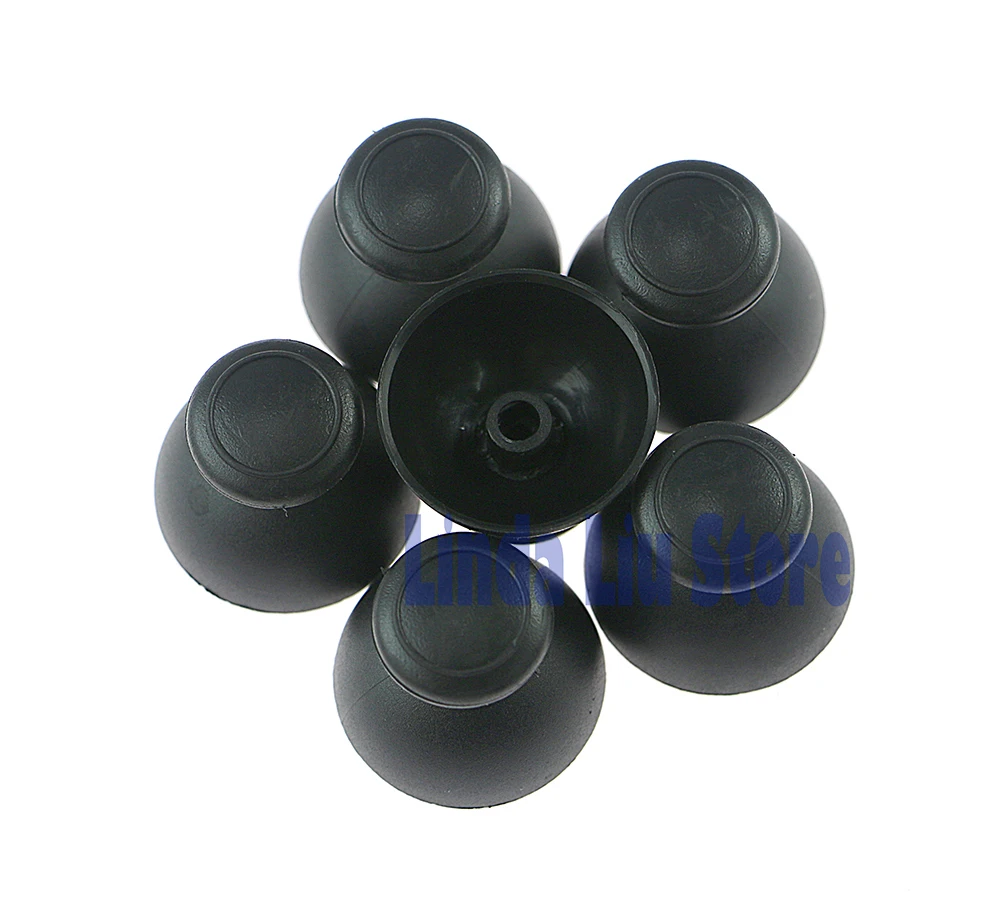 20pcs/lot Replacement White Black Thumbstick Joysticks Cap Shell Mushroom Caps for Nintendo Wii Game Controller