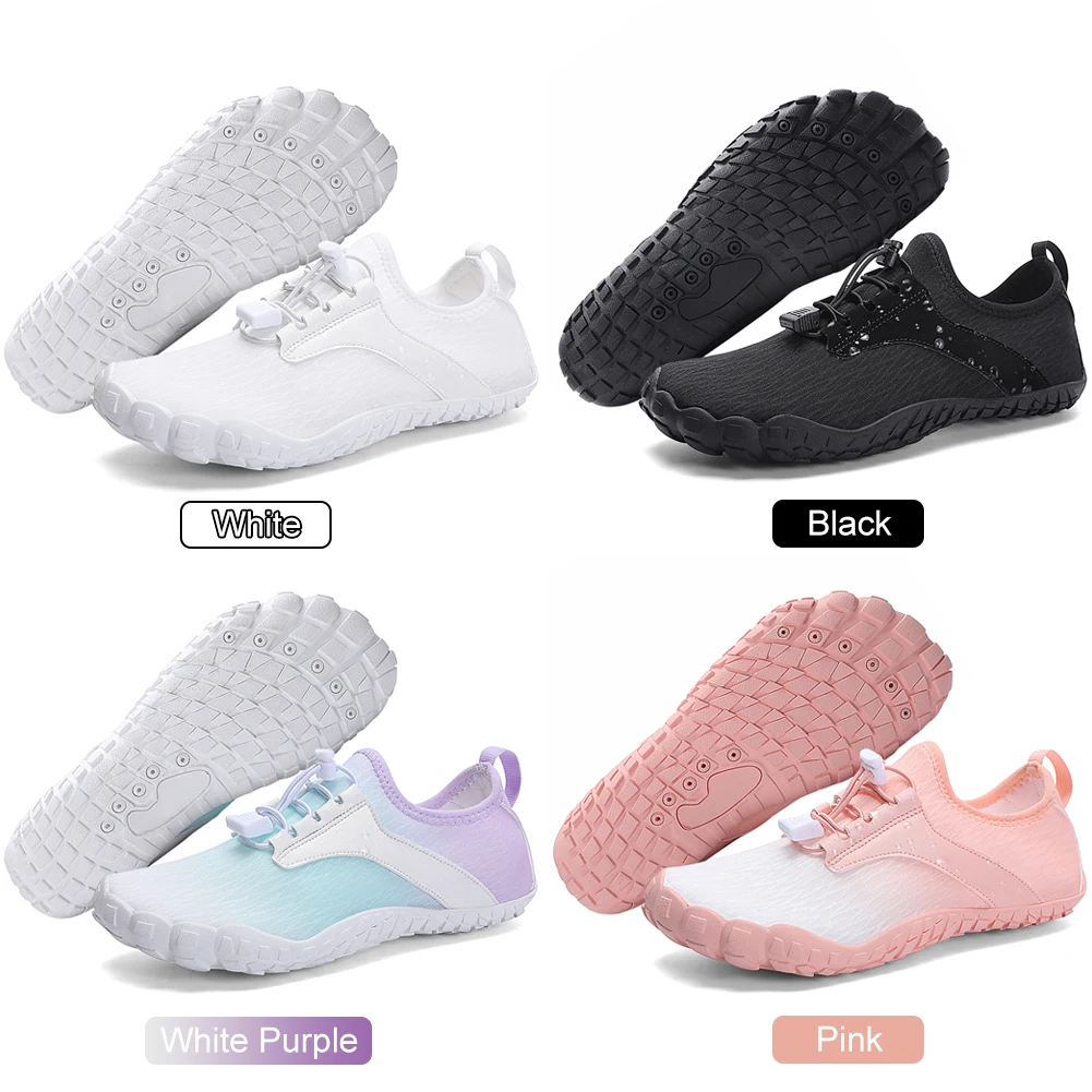 أحذية مائية أحذية شاطئ حافي القدمين سريعة الجفاف أحذية اللياقة البدنية للصالة الرياضية غير قابلة للانزلاق أحذية مريحة للمشي لمسافات طويلة قابلة للتنفس للشاطئ في الهواء الطلق