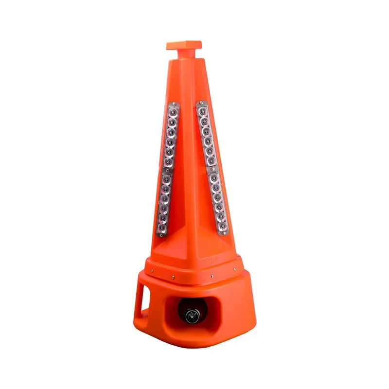 

Rechargeable acousto-optic road cone High-speed construction roadblock cone LED luminous road