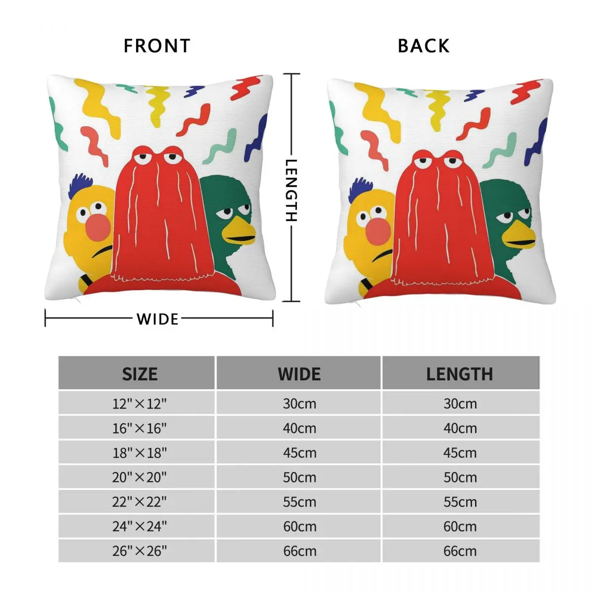 Don't Hug Me I'm Scared Youtube Square Pillowcase Polyester Linen Velvet Creative Decorative Pillow Case Car Cushion Cover 18