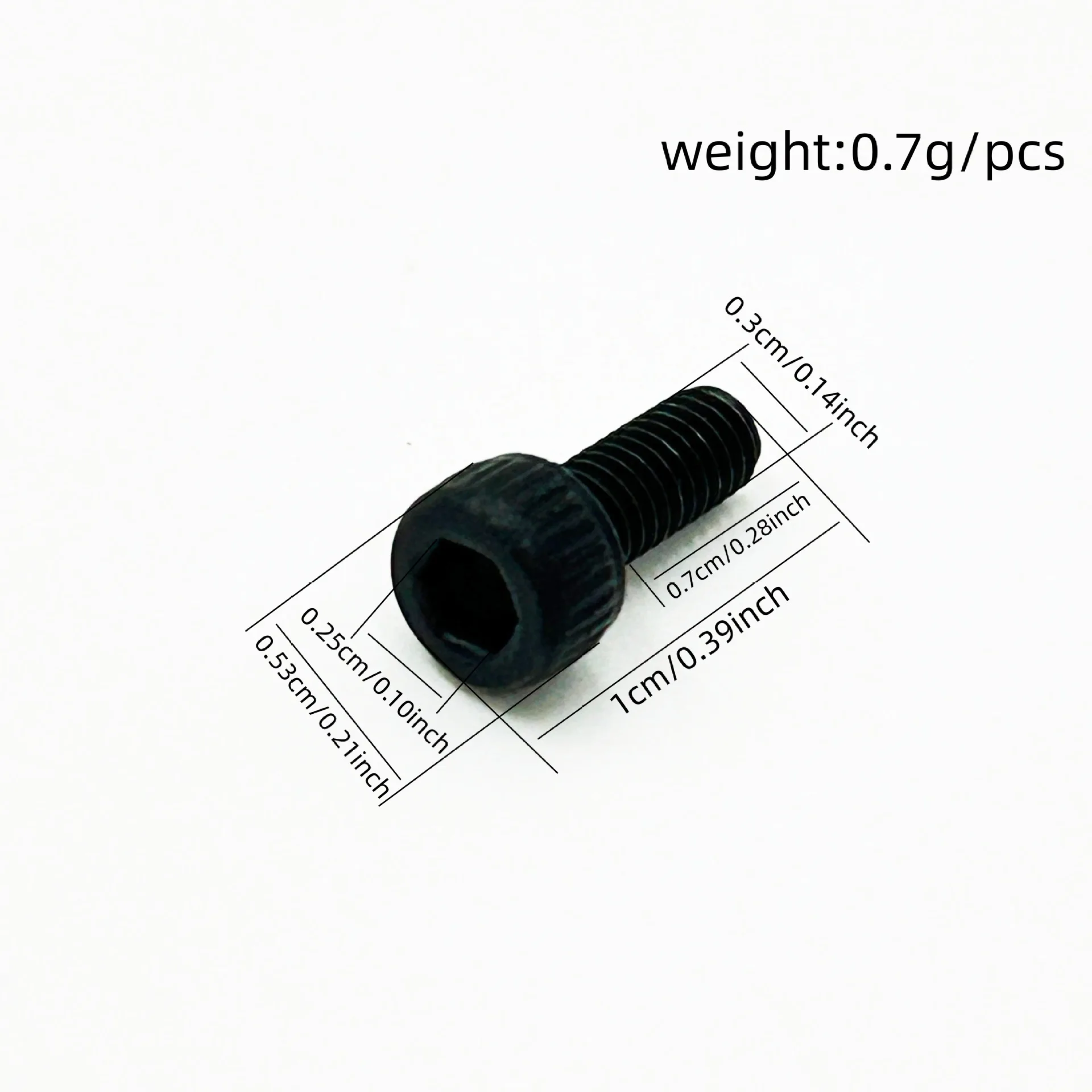 Guitar M3*7 Double Tremolo String Code Positioning Hex Screw Black Tremolo Bridge Parts Adjustable Hex Screws