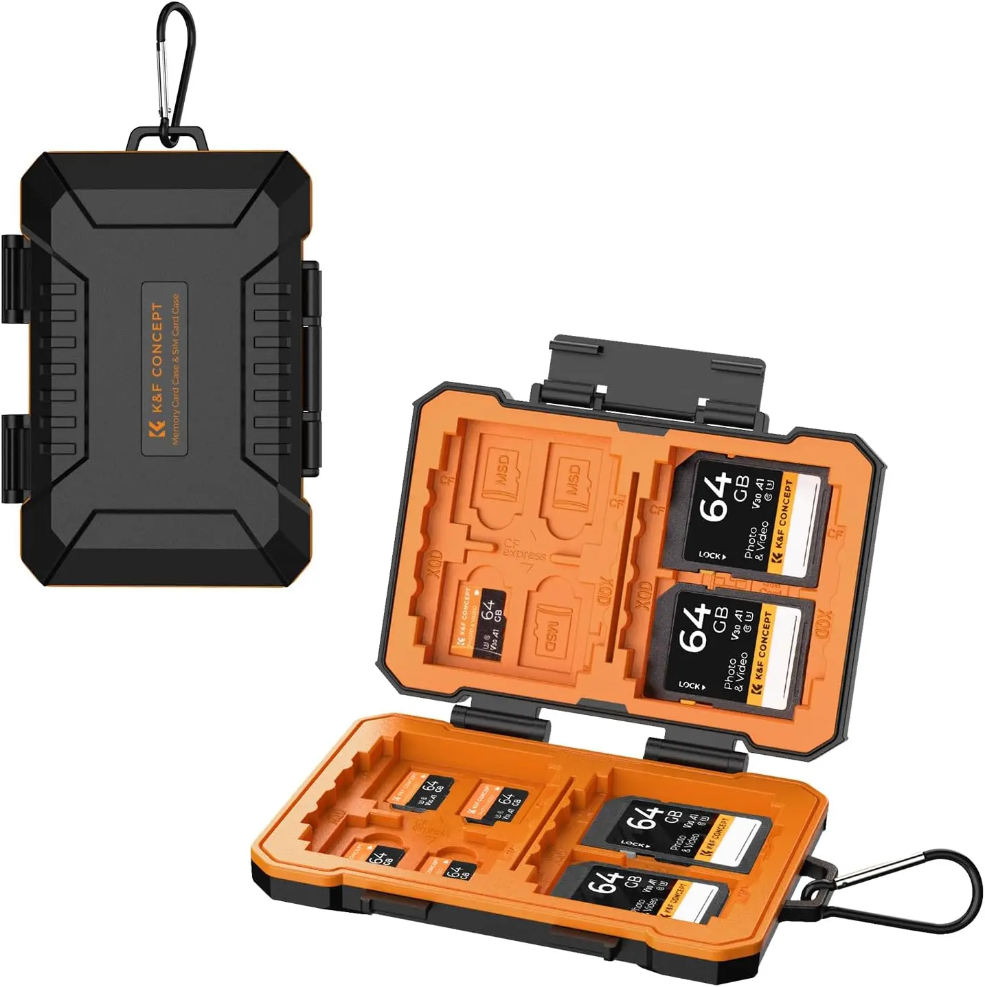 

Кейс для 29 карт памяти (SD, CF, CFexpress, Micro SD и SIM) — компактное и надежное хранение
