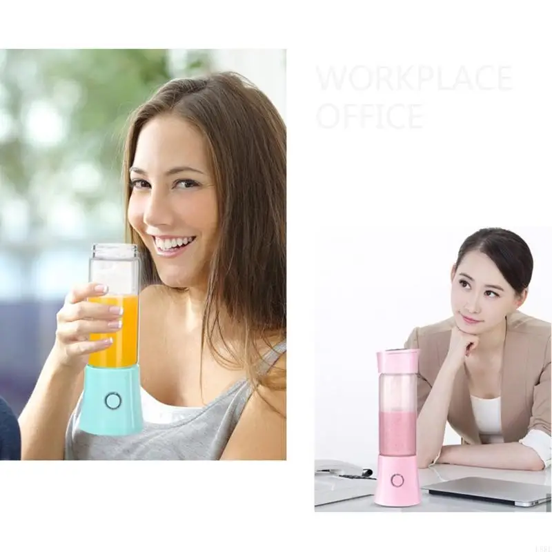 L8RE Juicer cup mini jus ekstraktor mini minum satu tangan tahan lama