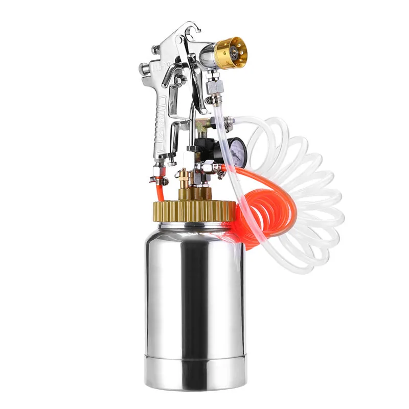 

2L Pressure Tank Sprayer Latex Paint Spray Gun Marble Colorful Paint Water-in-water Spray Gun 2.5/3.0/3.5/4.0mm