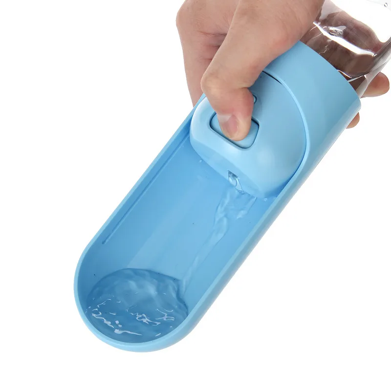 

F5 Portable Dog Water Bottle Drinking Bowls For Small Dogs Cats Outdoor Pet Water Dispenser Puppy Activated Carbon Filter Bowl