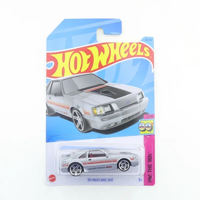 2023-25 Original Hot Wheels 84 MUSTANG SVO Mini Alloy Coupe 1/64 Metal Diecast Model Car Kids Toys Gift