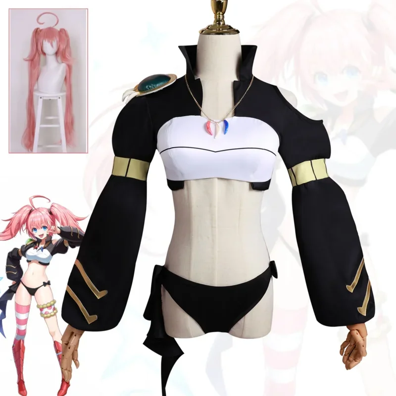 SN88 نافا ميليم تأثيري حلي أنيمي ذلك الوقت حصلت على تجسدت ك الوحل موحدة شعر مستعار الجوارب عيد الميلاد كرنفال تأثيري F% # 2@