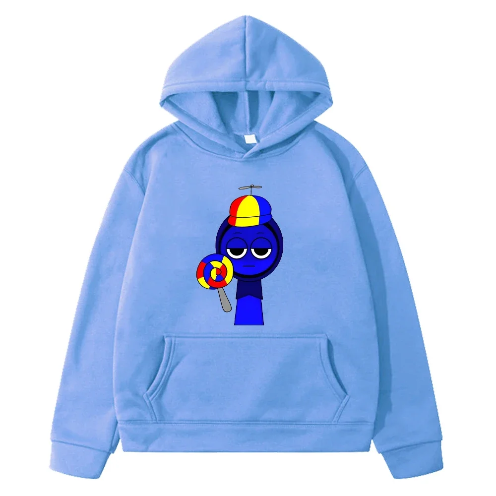 

Autumn Kawaii Sprunki print anime hoodie boys Pullover jacket Sprunki hoodies Fleece Sweatshirt kids clothes girls y2k sudadera