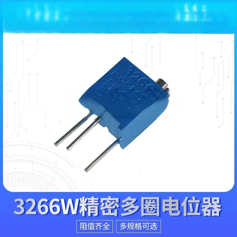 3266W Top Adjustment Adjustable Precision Multi-turn Potentiometer 101/201/501 100R/200R/500R