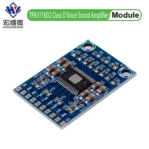 TPA3116D2 Mini amplificatori Modulo amplificatore audio vocale di classe D Due canali Doppi 50W