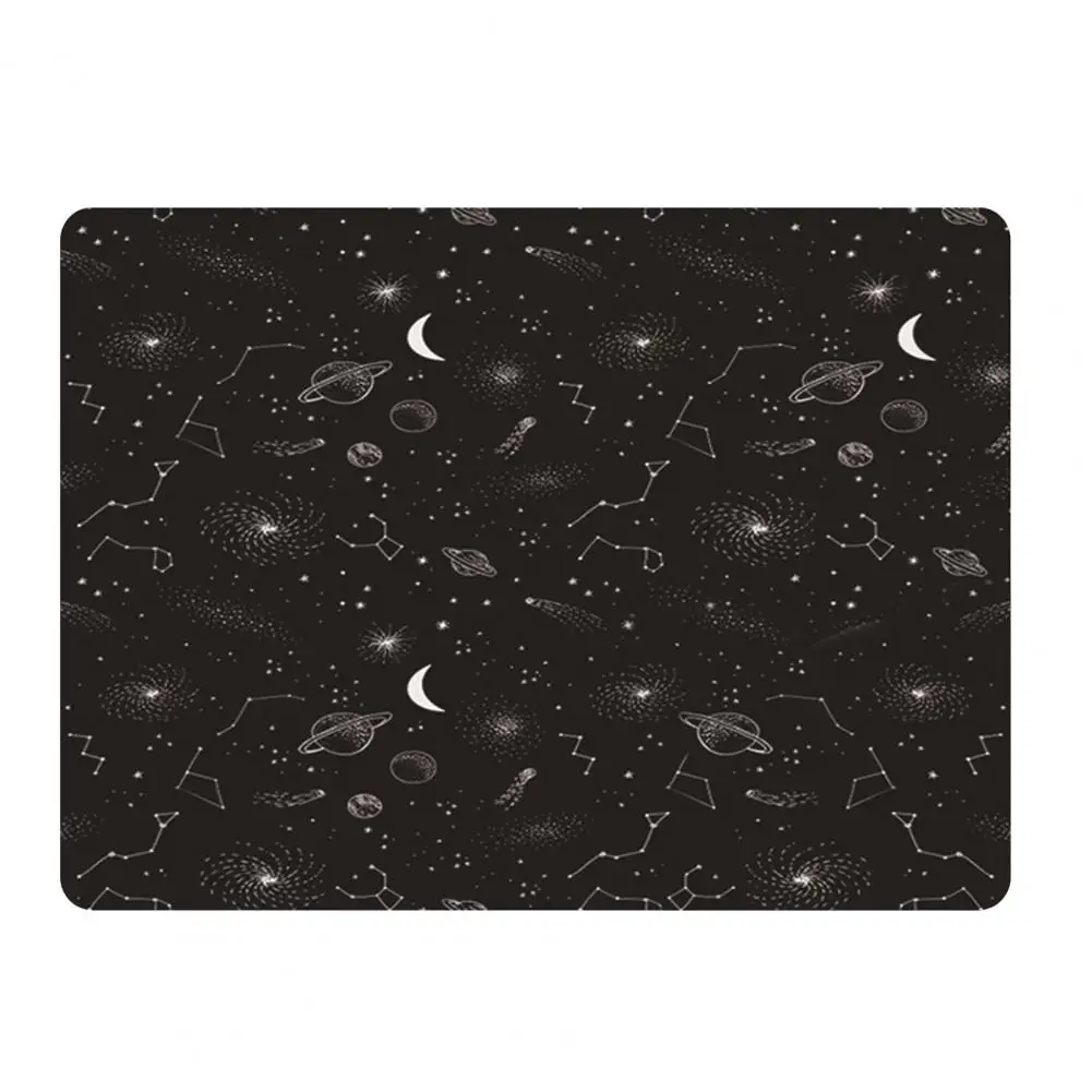 Mouse Pad Soft Anti-slip Smooth Surface Starry Sky Desktop Mousepad Wrist Rest Mat Starry Sky Mouse Wrist Support Mat