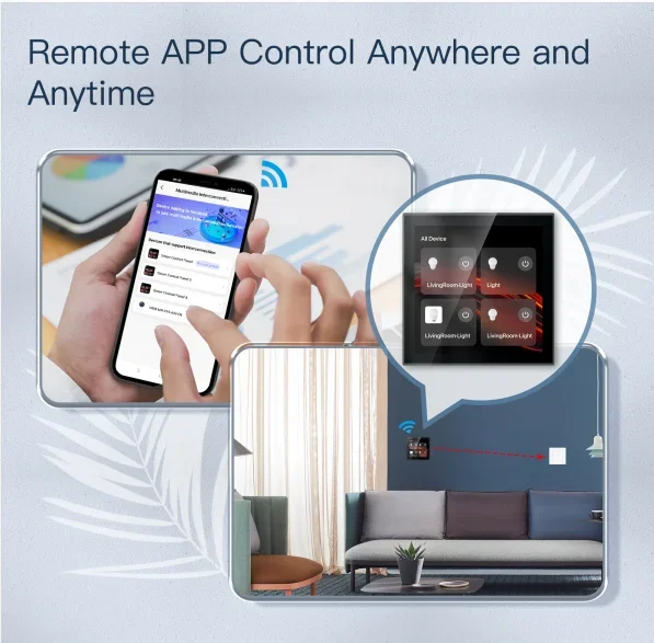 SZMYQ Tuya 4Inch Arabic Language Support Security System Alexa Built-In Voice Control Zigbee Scene Panel Smart Home Products