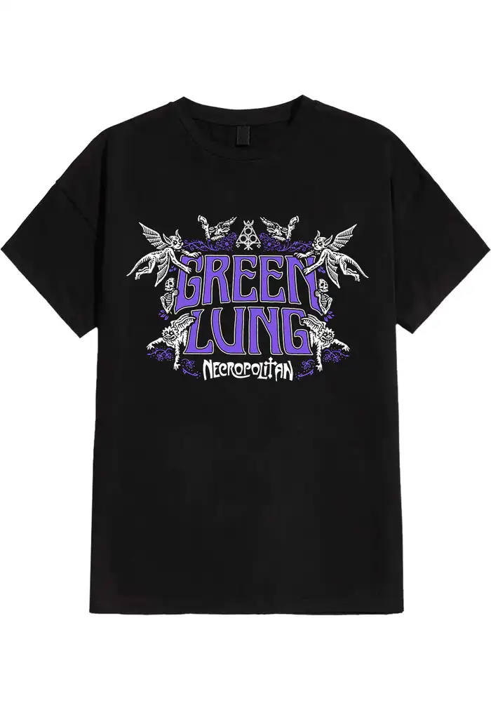Green Lung - Necropolitan Logo - T-Shirt unisex cotton tee